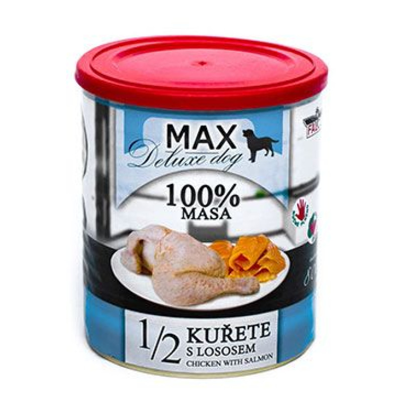FALCO MAX DOG 1/2 kuřete s lososem 800g