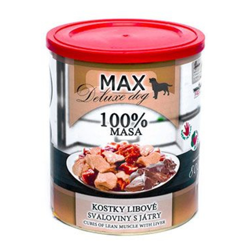 FALCO MAX DOG kostky libové svaloviny s játry 800g