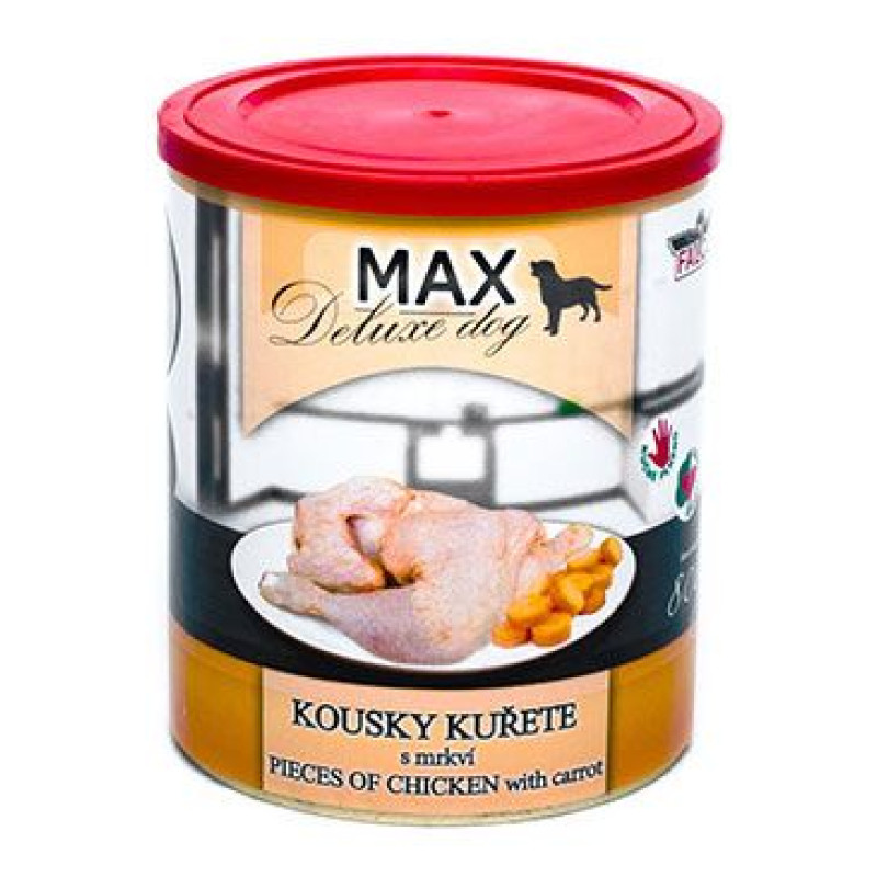 FALCO MAX DOG kousky kuřete s mrkví 800g