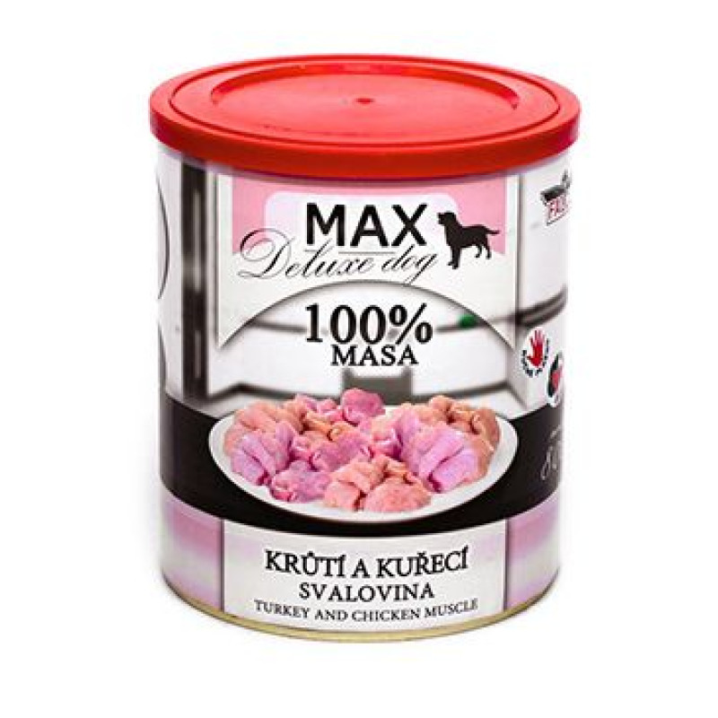 FALCO MAX DOG krůtí a kuřecí svalovina 800g