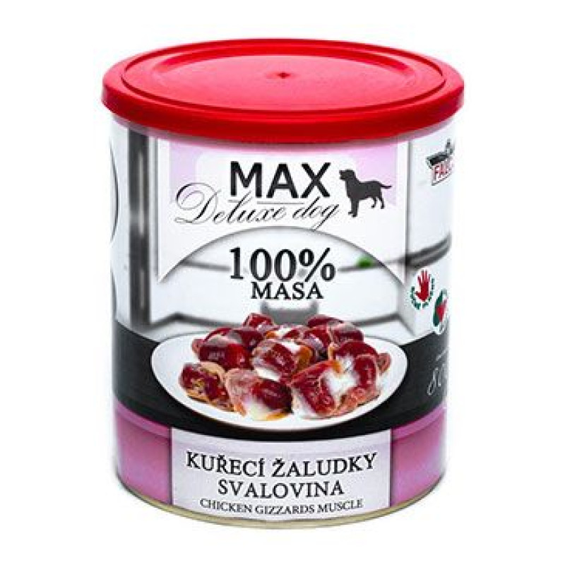 FALCO MAX DOG kuřecí žaludky 800g
