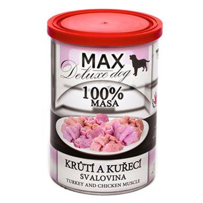 FALCO MAX DOG krůtí a kuřecí svalovina 400g