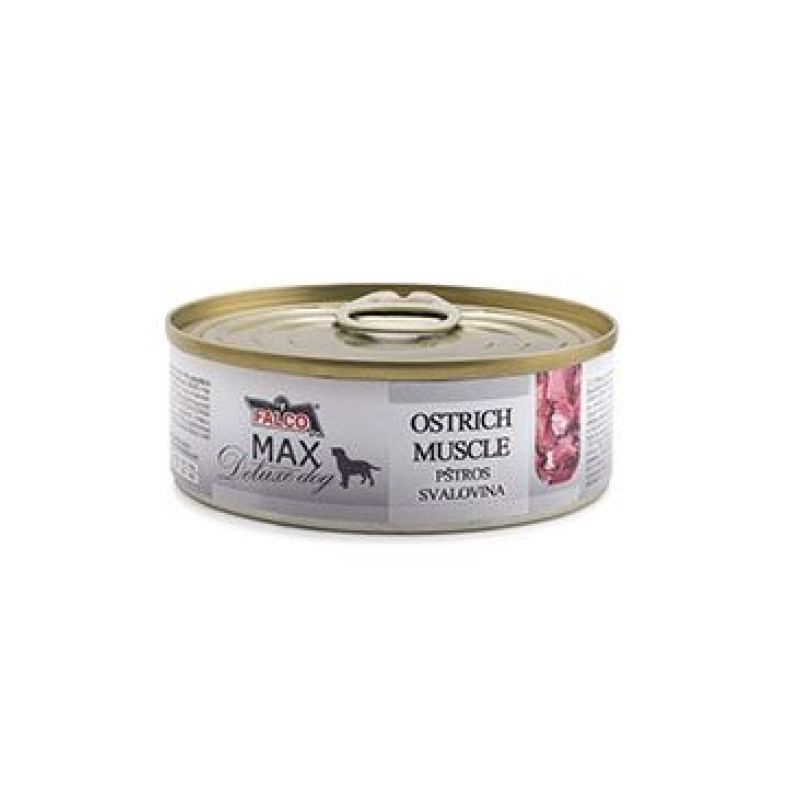 FALCO MAX DOG pštros svalovina 80g
