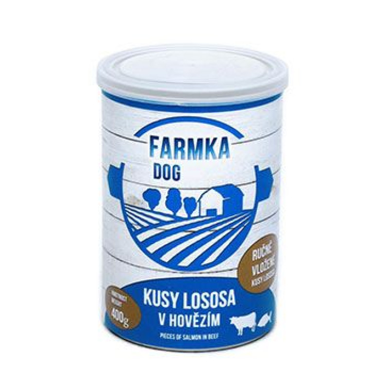 FALCO FARMKA DOG s lososem 400g