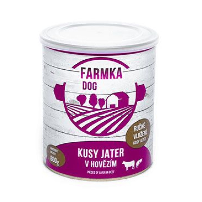 FALCO FARMKA DOG s játry 800g