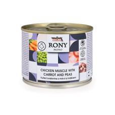 FALCO RONY DOG MONO kuřecí sval.s mrkví a hráškem 200g