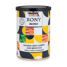 FALCO RONY DOG MONO losos s mrkví a brokolicí 400g