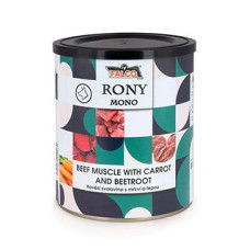 FALCO RONY DOG MONO hovězí sval.s mrkví a řepou 800g