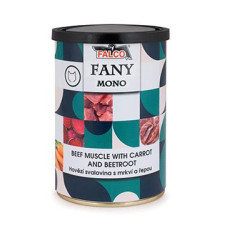 FALCO FANY CAT MONO hovězí sval.s mrkví a řepou 400g
