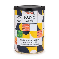 FALCO FANY CAT MONO losos s mrkví a brokolicí 400g