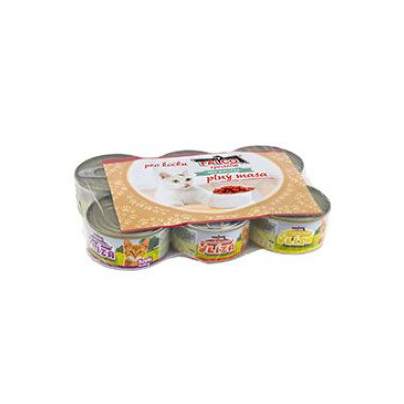 FALCO LÍZA CAT MIX balení  6x120g