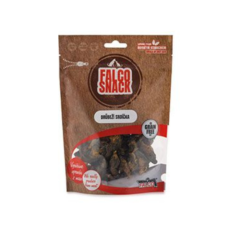 FALCO DOG Drůbeží srdíčka sušená 150g