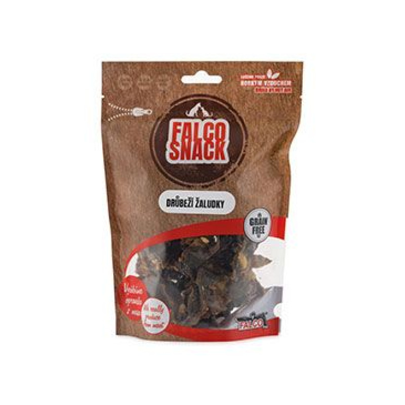 FALCO DOG Drůbeží žaludky sušené 100g