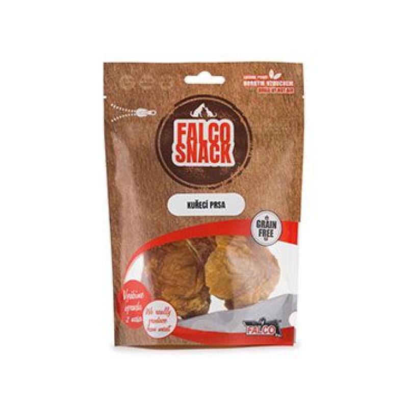 FALCO DOG Kuřecí prsa sušená 100g závěs