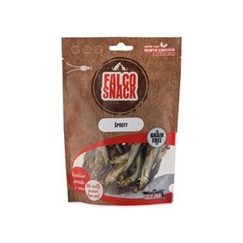 FALCO DOG Šproty celé sušené 70g závěs