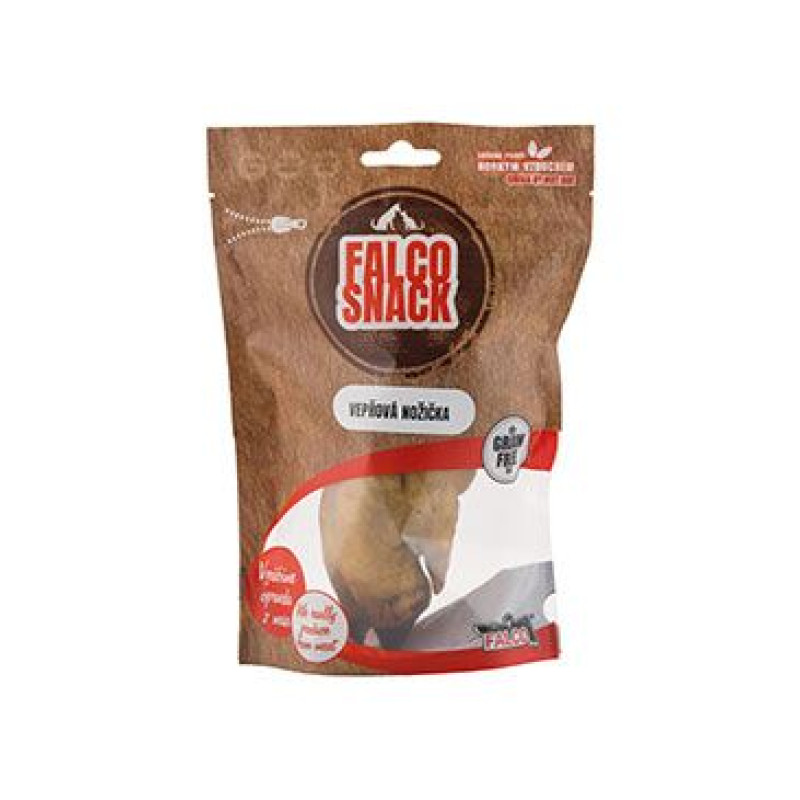 FALCO DOG Vepřová nožička sušená 1ks závěs