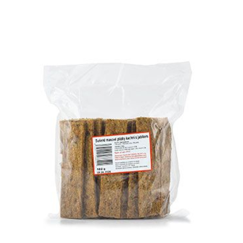 FALCO DOG Sušené masové plátky kachní s jablkem 500g