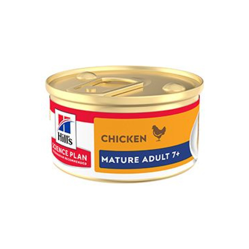 Hill's Fel. SP Adult7+ pěna Chicken Konz. 85g