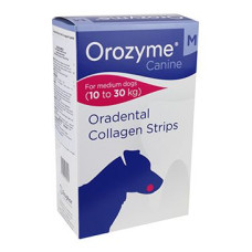 Orozyme plátky žvýkací pro psy M 10-30kg 141g