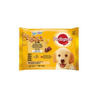 Pedigree kapsa Junior kuřecí/hovězí,rýže v želé 4x100g