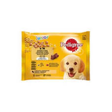 Pedigree kapsa Junior kuřecí/hovězí,rýže v želé 4x100g