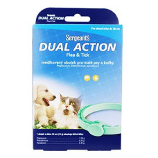 Sergeanťs Dual obojek antipar. malí psi a kočky