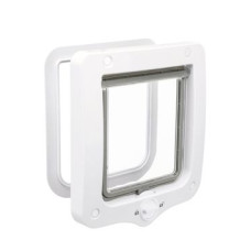 Dvířka kočka plast 2P 20x22cm bílá TR