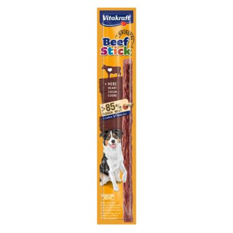 Vitakraft Dog poch. Beef Stick srdce 12g