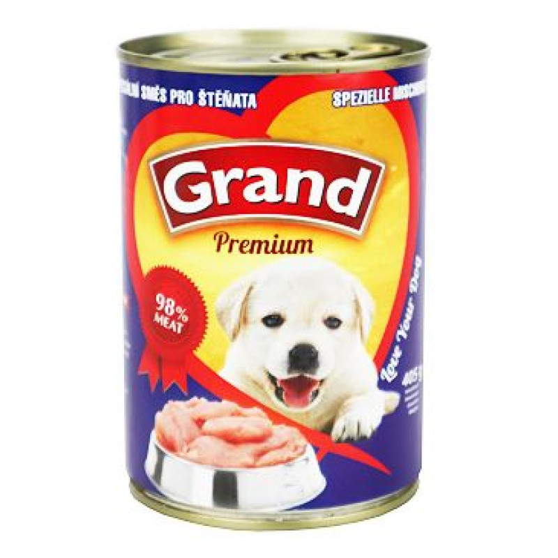 GRAND Dog konz. Premium Puppy speciální směs 405g