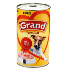 GRAND Dog konz. Premium drůbeží 1300g