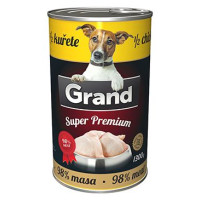 GRAND Dog konz. SuperPremium 1/2 kuřete 1300g
