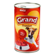 GRAND Dog konz. Premium hovězí 1300g