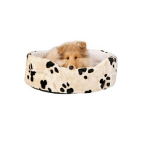 Pelech CHARLY ovál Béžový s čern. tlapkami 55x48cm TR