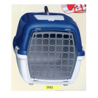 Přepravka CAPRI III. 61x40x38cm tm.šedá/modrá TR