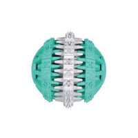 Hračka pes Míč s mátou 7,5cm zelená/bílá HipHop