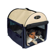 Přepravka T-camp MobileKennel 70x75x95cm nylon šedá TR