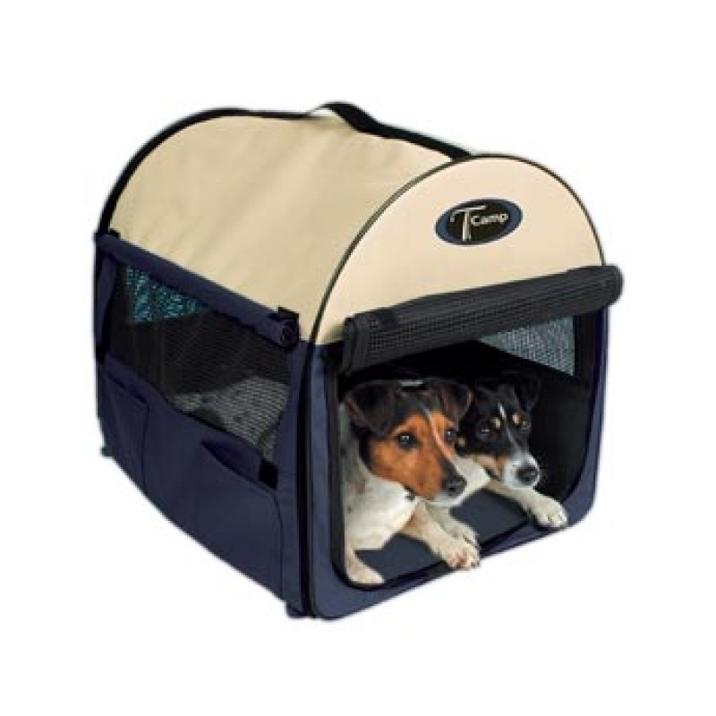 Přepravka T-camp MobileKennel 70x75x95cm nylon šedá TR