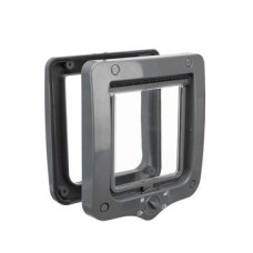 Dvířka kočka plast 4P 20x22cm šedá TR