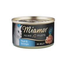 Miamor Cat Filet konzerva tuňák+krevety v želé 100g