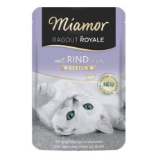 Miamor Cat Ragout Junior kapsa hovězí v želé 100g