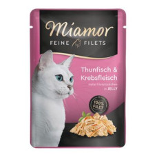 Miamor Cat Filet kapsa tuňák+krab v želé 100g