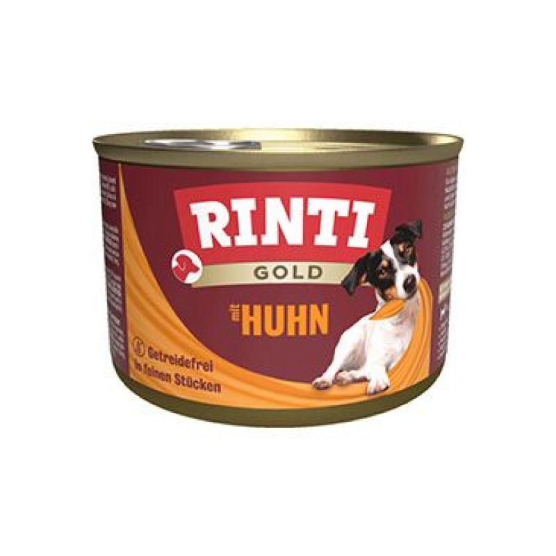Rinti Dog Gold konzerva kuře 185g