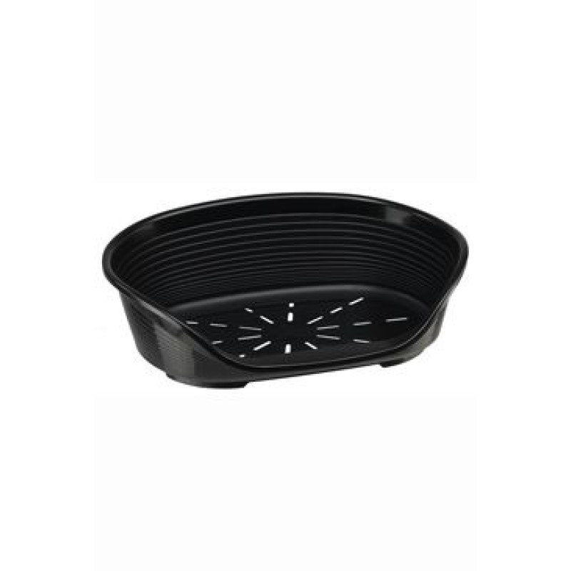 Pelech plast SIESTA DLX 4 černý 61,5x45x21,5cm FP