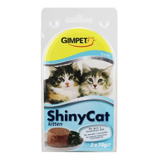 Gimpet ShinyCat Kitten konz. tuňák 2x70g