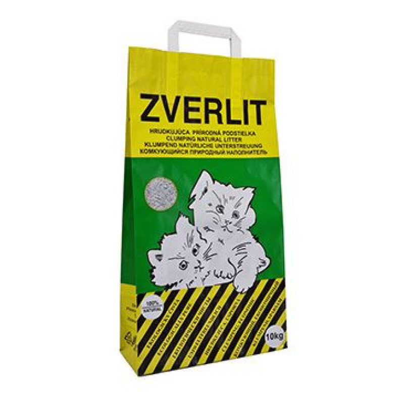 ZVERLIT zelený hrubá Podestýlka kočka 10kg