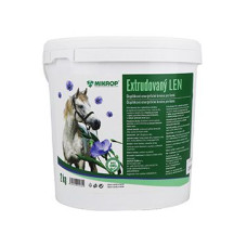 Mikrop Horse Len extrudovaný pro koně kyblík 2kg