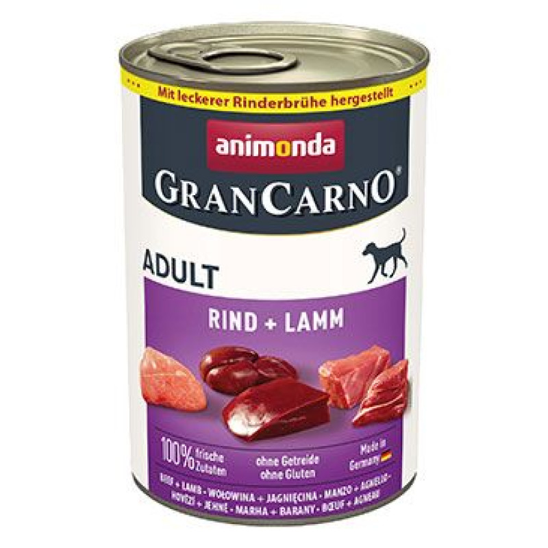 Animonda pes GRANCARNO konz. ADULT hovězí/jehněčí 400g
