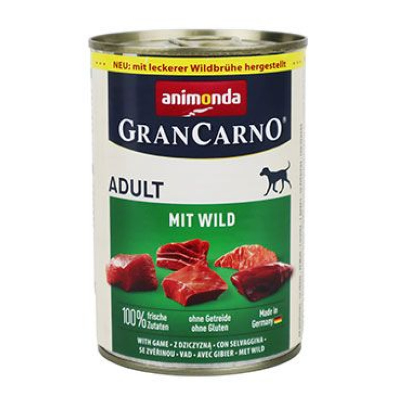 Animonda pes GRANCARNO konz. Adult zvěřina 400g