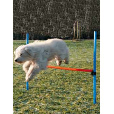 AGILITY překážka 3 tyče 129/115cm modrá/oranžová TR