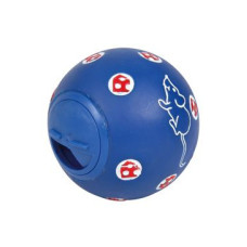 Hračka kočka Míček s otvory na krmivo/mix barev 7cm TR